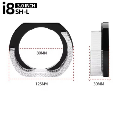 LED-маска з ангельськими вічками 3"/12v/6000k/White/R8-L (2шт.) 5D-L LED-маска з ангельськими вічками 3"/12v/6000k/White/R8-L (2шт.) 5D-L