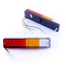 Задній ліхтар Прямокутний 12/24V (238*50*30мм) LED-20 стоп/габарит/поворот/задній хід E-578 (2шт/уп) Задній ліхтар Прямокутний 12/24V (238*50*30мм) LED-20 стоп/габарит/поворот/задній хід E-578 (2шт/уп)
