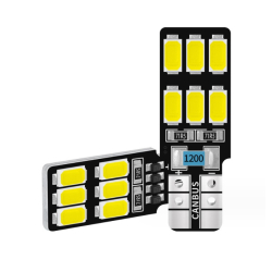 Світлодіод 12V Т10 Canbus Білий SMD 12-2835 200Lm PCB-плата №153 Світлодіод 12V Т10 Canbus Білий SMD 12-2835 200Lm PCB-плата №153