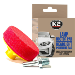 Полірувальний круг  80мм М14 Рожевий ( Щільність середня) "K2" Lamp Doctor Pad K533