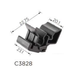 Кліпси C3828 утримувач бампера TESLA (147287200C)  ( уп. 100 шт.)