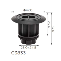 Кліпси C3833  молдингу Toyota (9046722015)  ( уп. 100 шт.)