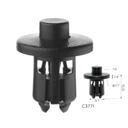 Фіксатор C3771 натискна/розпірна TOYOTA, LEXUS (9046710170C0)  ( уп. 100 шт.)
