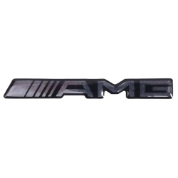 Наліпка силіконова  шильдик"AMG" черн-хром  (1шт)
