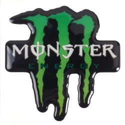 Наліпка силіконова "Monster Energy" 10х10см (1шт.)