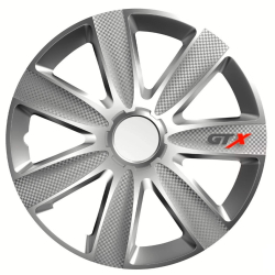 Ковпаки Elegant "GTX carbon SILVER " 14" (4 шт./уп) Ковпаки Elegant "GTX carbon SILVER " 14" (4 шт./уп)
