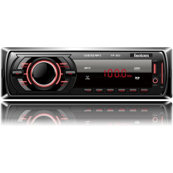 Автомагнітола Fantom FP-303 (Black/Red)/USB/SD/4x40W Автомагнітола Fantom FP-303 (Black/Red)/USB/SD/4x40W