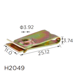 Скоба H2049 під гвинт L-25.12x11 D=4 універсальна ( уп. 100 шт.)