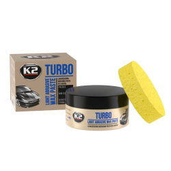 Поліроль кузова віск  250g "K2" K004 Turbo (з губкою) для відновлення блиску (12шт/уп)