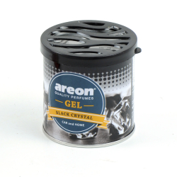 Освіжувач гель консерва 80gr - "Areon" - GEL - Black Crystal (Чорний Кристал) (12шт/уп.)