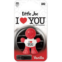 Освіжувач на обдув "Маленький Джо I LOVE YOU" Ваніль (VANILLA Red) "Little Joe " LJLove001