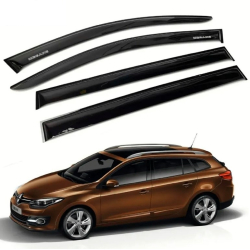 Дефлектори вікон Renault Megane IV Grandtour 2016-2022 скотч "AV-Tuning" VR12216 Дефлектори вікон Renault Megane IV Grandtour 2016-2022 скотч "AV-Tuning" VR12216