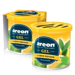 Освіжувач гель консерва 80gr - "Areon" - GEL - Citrus Squash (Цитрусовий Сквош) (12шт)