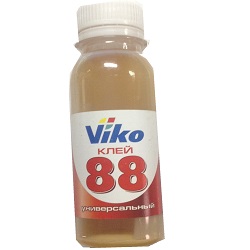 Клей водостійкий універсальний 200ml Viko №88 / мет,дерево,скло (Україна) (40шт/уп)
