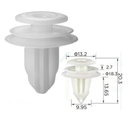 Кліпси C0391 CitroenLexusToyota9046709206 9046710161 90467W0005 SubaruSuzuki MazdaKiaHyundai (уп100)