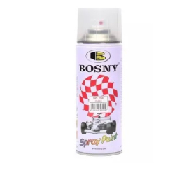 Фарба лак  400ml "Bosny"  прозорий глянець №190 (12шт/уп)