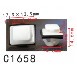 Кліпси C1658  молдингу HYUNDAI (8775835010*)  ( уп. 100 шт.)