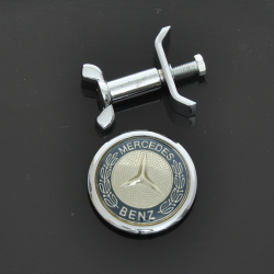Емблема "Mercedes-Benz" метал/на капот/коробка/ D44