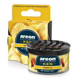 Освіжувач сухий консерва 35gr - "Areon" - Ken - Vanilla (Ваніль) (12шт/уп)