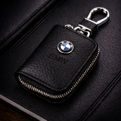 Чохол для ключів з карабіном BMW (Шкіра)