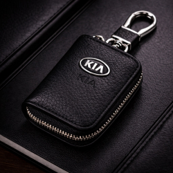 Чохол для ключів з карабіном KIA (Шкіра)