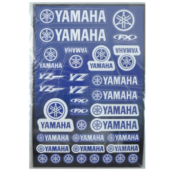 Наліпка МОТО "Yamaha" (35x23) синя