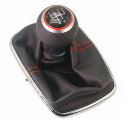 Ручка КПП з чохлом Volkswagen Golf/Jetta MK 4 (5 швидкостей) шкіра FXVW-137(MAT)