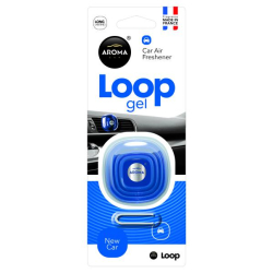 Освіжувач гель на обдув 9gr - "Aroma" - Loop - New Car (Нова Машина) (14шт/уп)