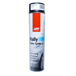 Лак акриловий чорний мат 600ml "APP RALLY COLOR" 210112 (12шт/уп)