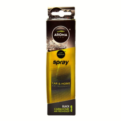 Освіжувач спрей 50ml - "Aroma" - Car Spray Men - Black (Блек) картон/скло
