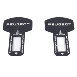 Заглушка ременя безпеки нейлон "Peugeot"  (2шт/уп)