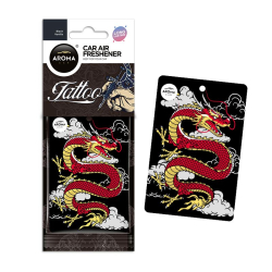 Освіжувач сухий лист - "Aroma" Car Cellulose - TATTOO- Black Vanilla 12629 Освіжувач сухий лист - "Aroma" Car Cellulose - TATTOO- Black Vanilla 12629