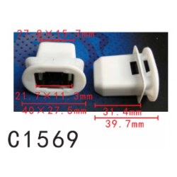 Кліпси C1569 обшивка VW, TOYOTA, LEXUS, AUDI (4L0886373, 4L0-886-373, 14849)  ( уп. 100 шт.)