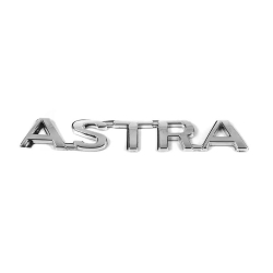 Емблема - напис "ASTRA" скотч 123х18мм