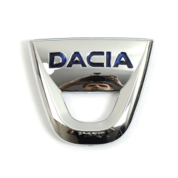 Емблема "Dacia" DUSTER перед пластик 4 штирька H = 100мм