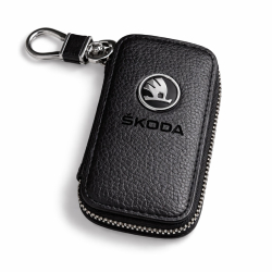 Чохол для ключів з карабіном Skoda NEW (Шкіра) Чохол для ключів з карабіном Skoda NEW (Шкіра)
