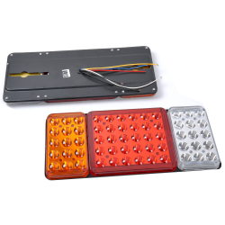 Задній ліхтар Прямокутний 24V (332*145*17мм) LED-60 WD-0022 з ПРОВОДОМ (2шт/уп)