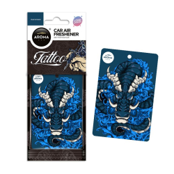 Освіжувач сухий лист - "Aroma" Car Cellulose - TATTOO- Oud & Black12626 Освіжувач сухий лист - "Aroma" Car Cellulose - TATTOO- Oud & Black12626
