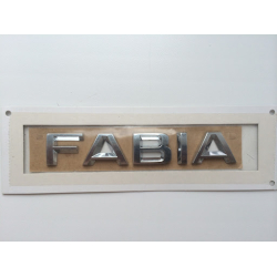 Емблема - напис "Fabia" скотч 135х22 мм (5J6853687A 2ZZ)