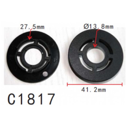 Кліпси C1817 килимків/панель VW, SEAT, AUDI, SKODA (3C0-864-523-9B9, 3C08645239B9) (уп.100шт)