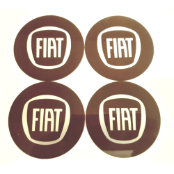 Логотипи до ковпака SKS Fiat червоний (4шт) (відпускається на 1 комплект ковпака)