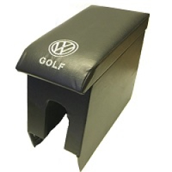 Підлокітник Volkswagen Golf III з логотипом Чорний