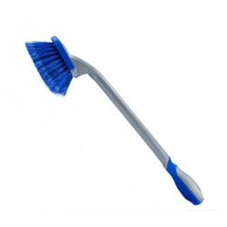 Щітка з короткою ручкою для миття (Синя), ручка - 45см