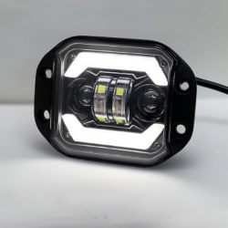 Фара-LED-Bi Квадрат 24W 125*90*55мм (9W*4) 10-30V Дальнє/Ближнє/J09-W+Y+DRL+поворот 4 361 Фара-LED-Bi Квадрат 24W 125*90*55мм (9W*4) 10-30V Дальнє/Ближнє/J09-W+Y+DRL+поворот 4 361