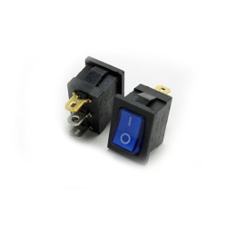 Клавіша №110 синя мала 3кт. On\Off 12V
