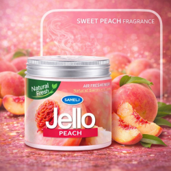Освіжувач Банка SAMEILI Jello  220гр. "Персик" гель