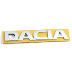 Емблема - напис "DACIA" скотч 3M/1 лялька 151х26 мм (8200907776) 5834
