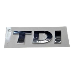 Емблема - напис "TDI" на багажник (хром) Golf 09< 78х25мм (5K0853675P739)