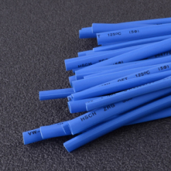 Термоусадка d= 3mm синя (1метр) (уп.30шт)