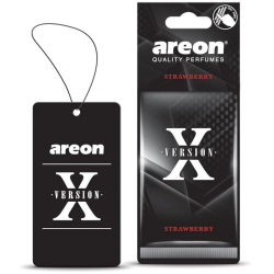 Освіжувач сухий лист - "Areon" - X-version - Strawberry (Полуниця) (10шт/уп)